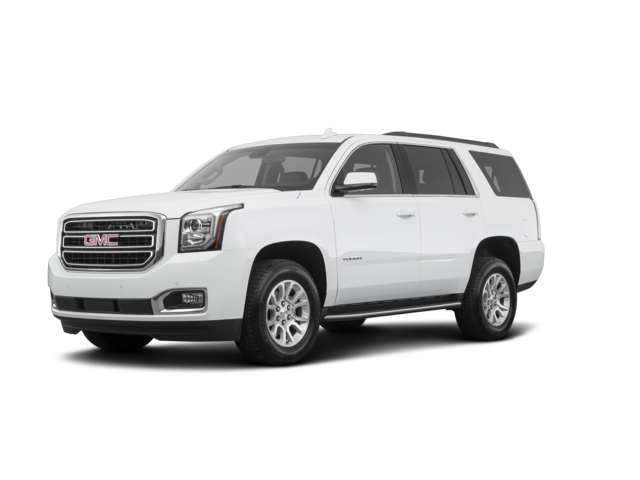 2019 GMC Yukon SLE, front three-quarter view, paint 1 of 2
