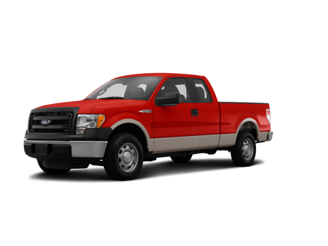 2014 Ford F-150 XL, front three-quarter view, paint 1 of 8