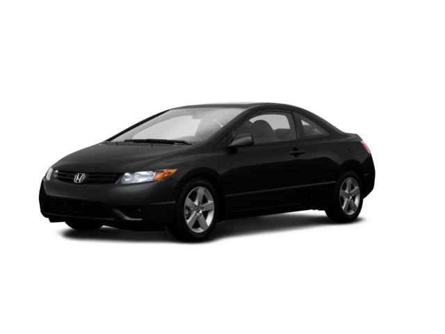 2008 Honda Civic EX, front three-quarter view, paint 1 of 7