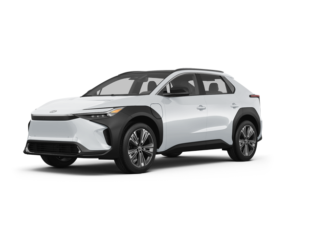 2025 Toyota bZ4X Limited, front three-quarter view, paint 1 of 8