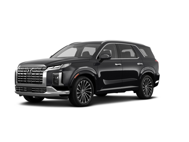 2023 Hyundai Palisade Calligraphy, front three-quarter view, paint 1 of 8