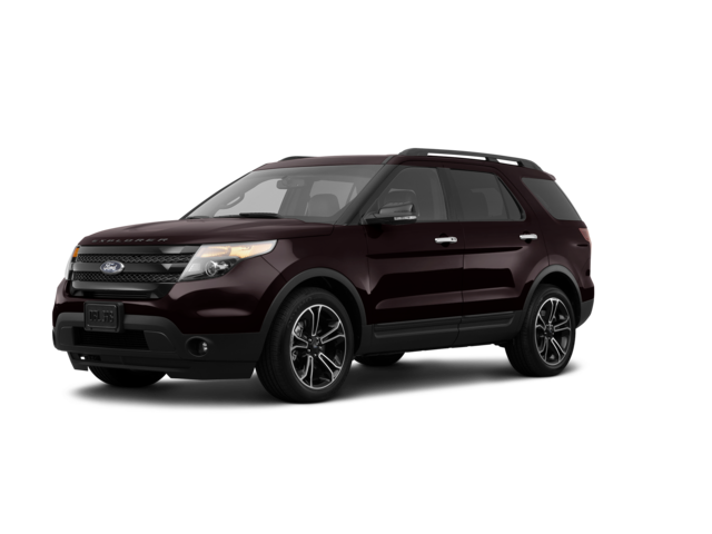 2013 Ford Explorer Sport, front three-quarter view, paint 1 of 8