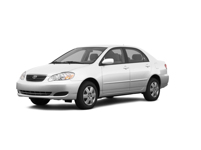 2008 Toyota Corolla CE, front three-quarter view, paint 1 of 7