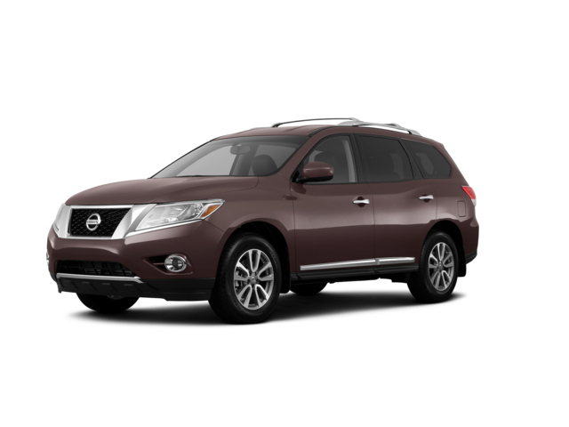 2013 Nissan Pathfinder S, front three-quarter view, paint 1 of 8