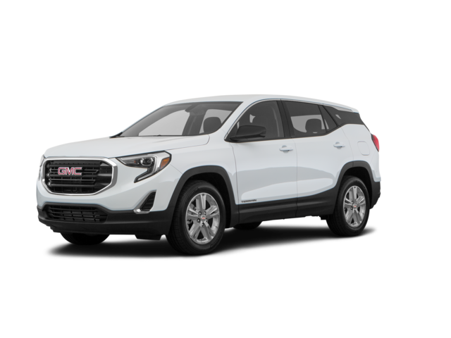 2020 GMC Terrain SLE, front three-quarter view
