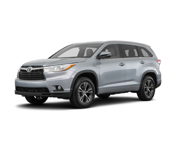 2016 Toyota Highlander XLE, front three-quarter view, paint 1 of 8