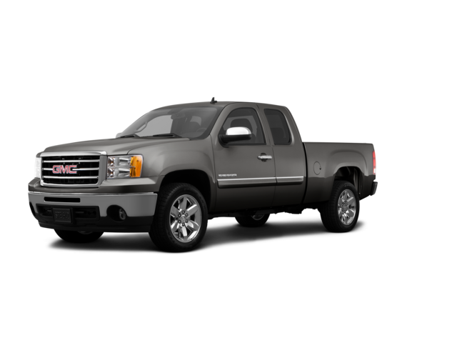 2013 GMC Sierra 1500 SLE, front three-quarter view, paint 1 of 8