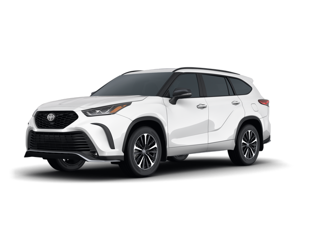 2021 Toyota Highlander XSE, front three-quarter view, paint 1 of 8