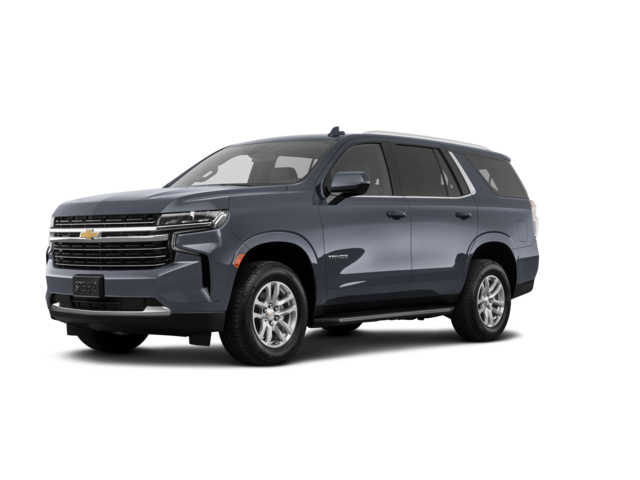 2021 Chevrolet Tahoe LS, front three-quarter view, paint 1 of 7