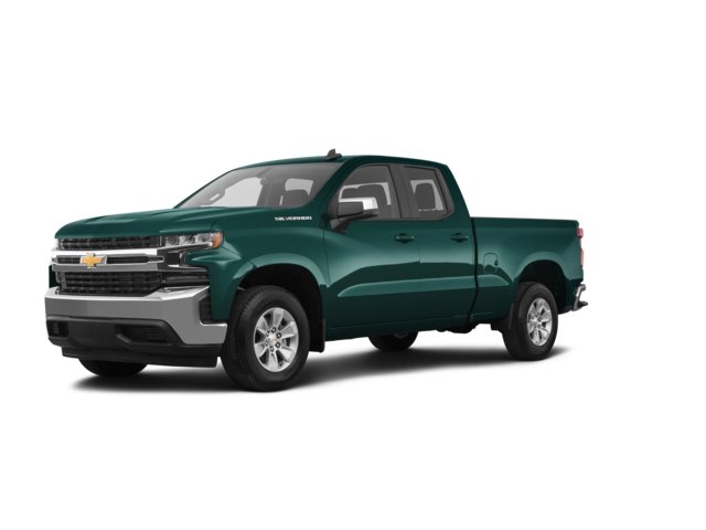 2020 Chevrolet Silverado 1500 LT, front three-quarter view, paint 1 of 8