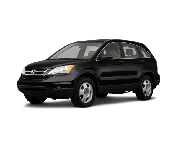 2011 Honda CR-V LX, front three-quarter view, paint 1 of 8
