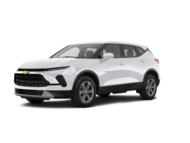 2025 Chevrolet Blazer 2LT, front three-quarter view, paint 1 of 7