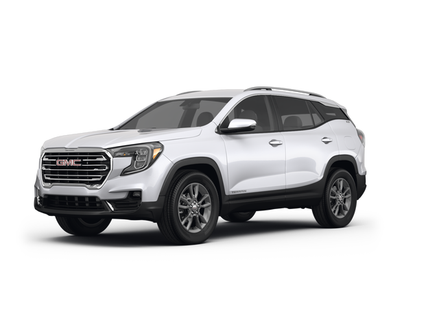 2024 GMC Terrain SLT, front three-quarter view, paint 1 of 8