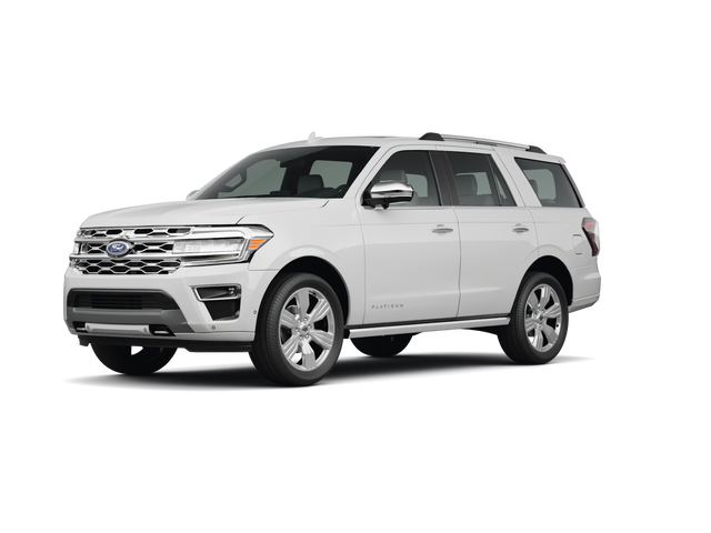 2024 Ford Expedition Platinum, front three-quarter view, paint 1 of 8