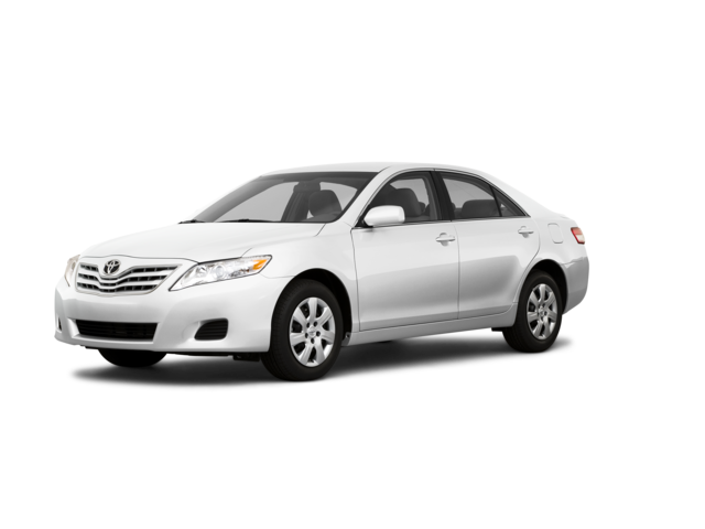 2010 Toyota Camry Base, front three-quarter view, paint 1 of 8