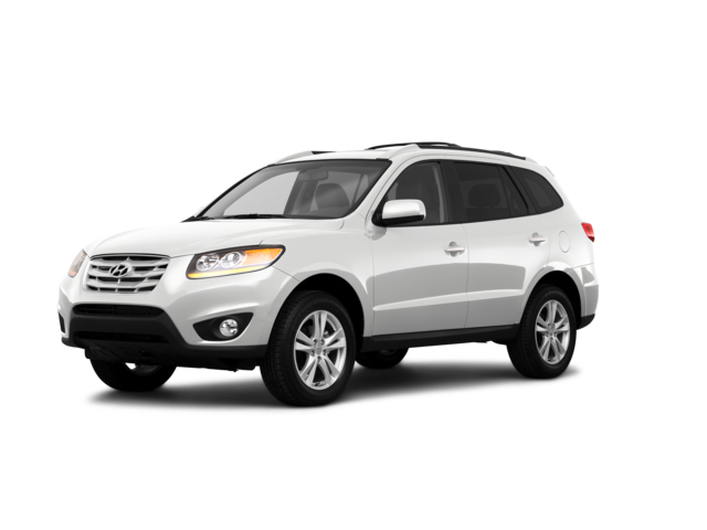 2010 Hyundai Santa Fe Limited, front three-quarter view, paint 1 of 8
