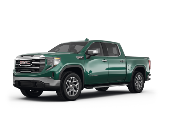 2024 GMC Sierra 1500 SLT, front three-quarter view, paint 1 of 8
