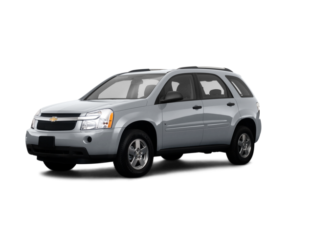 2009 Chevrolet Equinox LS, front three-quarter view, paint 1 of 8