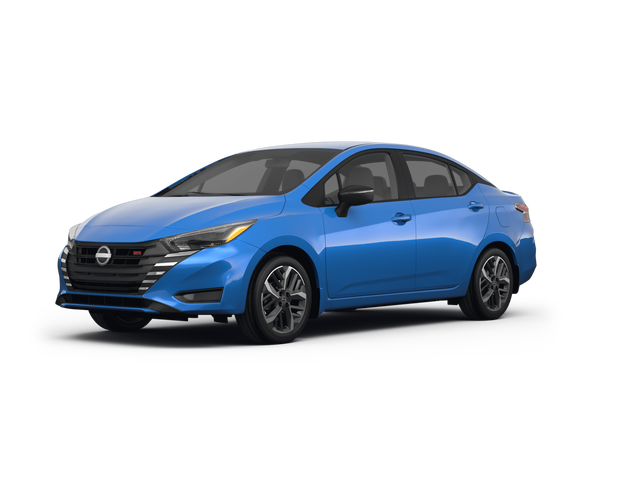 2023 Nissan Versa SR, front three-quarter view, paint 1 of 6