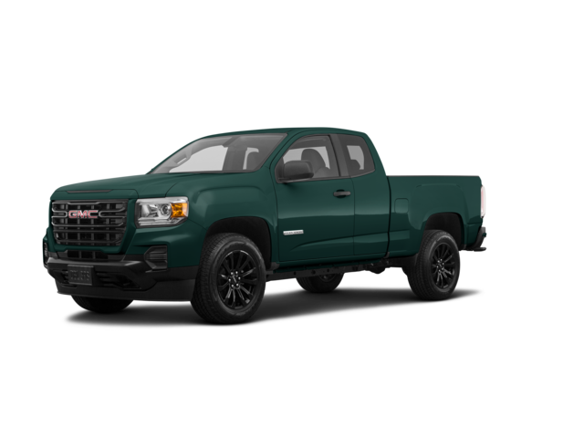 2021 GMC Canyon Elevation Standard, front three-quarter view, paint 1 of 8