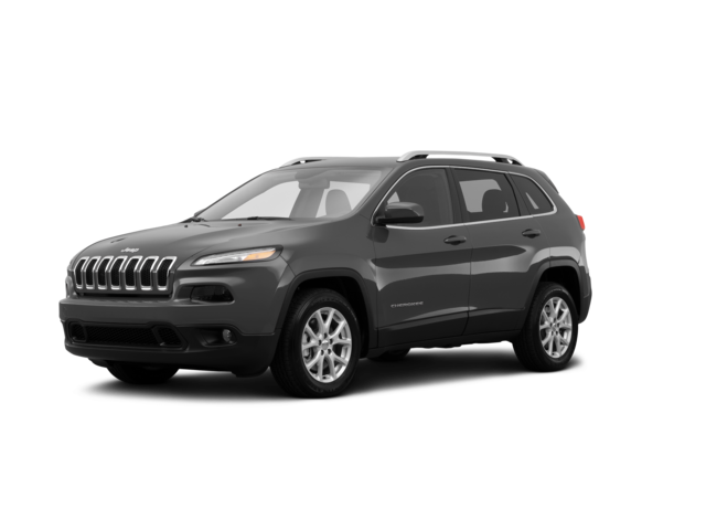 2015 Jeep Cherokee Latitude, front three-quarter view, paint 1 of 8