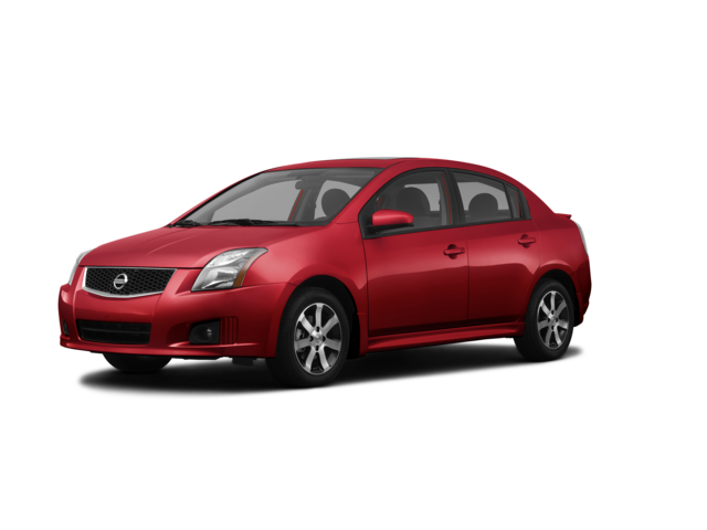 2012 Nissan Sentra 2, front three-quarter view, paint 1 of 8