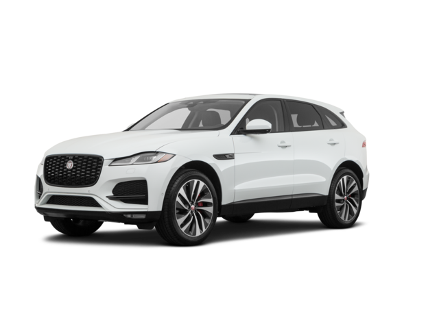 2022 Jaguar F-Pace P400 R-Dynamic S, front three-quarter view, paint 1 of 8