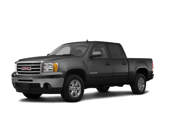 2012 GMC Sierra 1500 SLT, front three-quarter view, paint 1 of 8