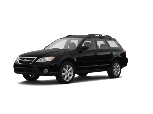 2008 Subaru Outback 2.5I, front three-quarter view, paint 1 of 7