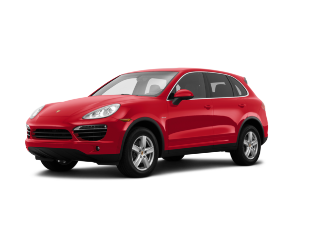 2014 Porsche Cayenne Diesel, front three-quarter view, paint 1 of 8