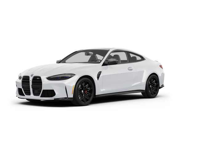 2025 BMW M4 Competition, front three-quarter view, paint 1 of 8
