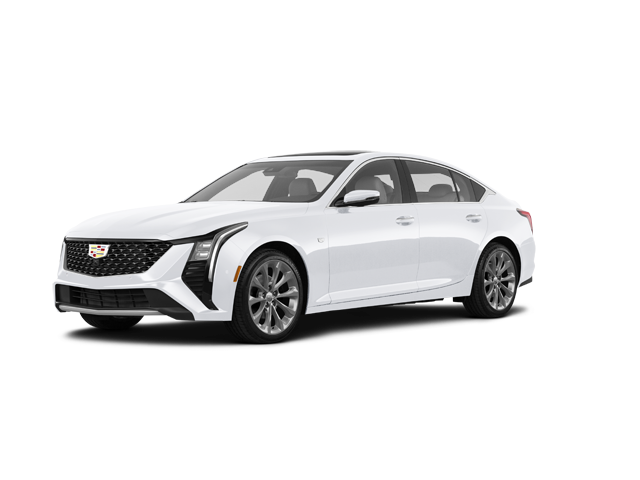 2025 Cadillac CT5 V, front three-quarter view, paint 1 of 8