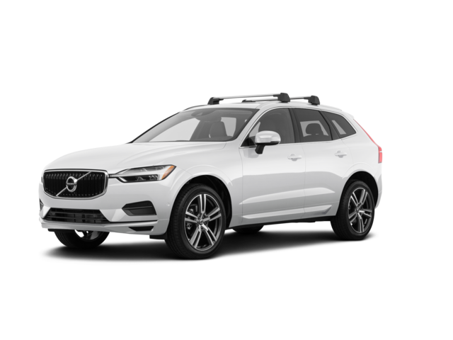 2019 Volvo XC60 T5 Momentum, front three-quarter view, paint 1 of 8