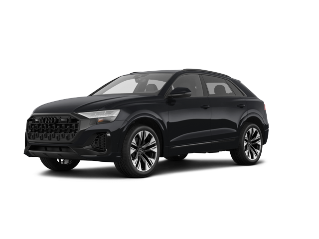 2024 Audi Q8 Premium Plus, front three-quarter view, paint 1 of 8