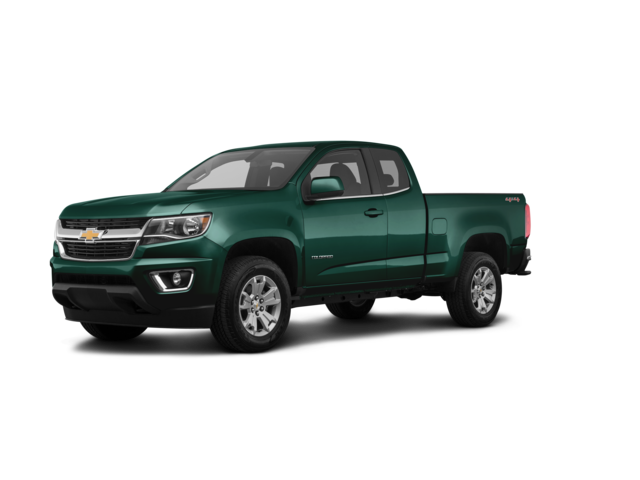 2019 Chevrolet Colorado LT, front three-quarter view, paint 1 of 8