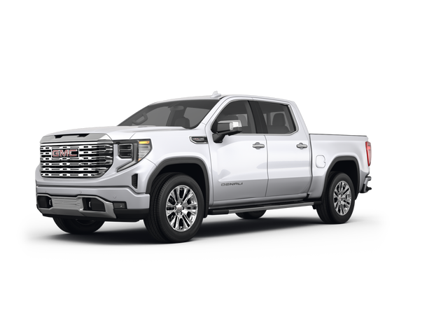 2025 GMC Sierra 1500 Denali, front three-quarter view, paint 1 of 8