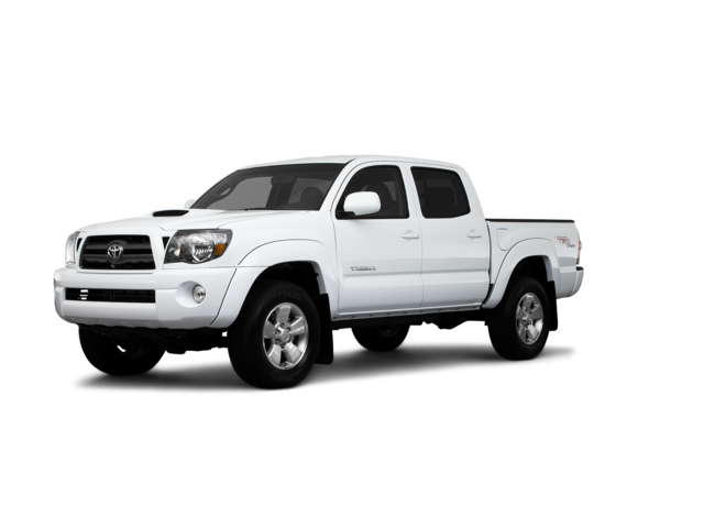 2010 Toyota Tacoma PreRunner V6, front three-quarter view, paint 1 of 8