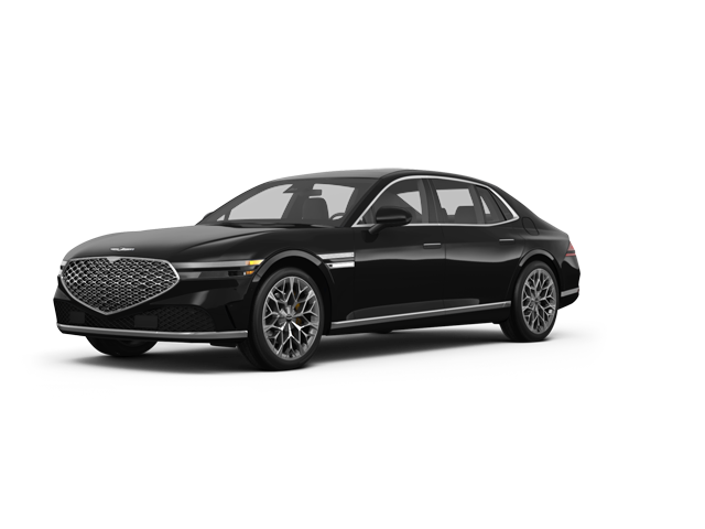 2025 Genesis G90 3.5T E-Supercharger, front three-quarter view, paint 1 of 7