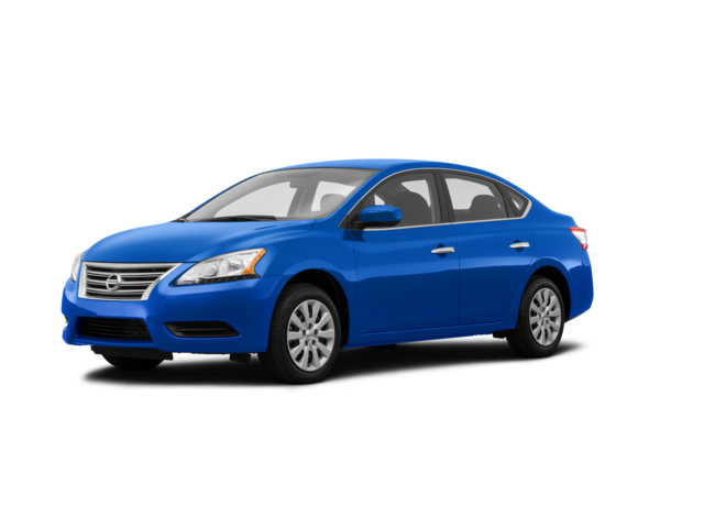 2014 Nissan Sentra S, front three-quarter view, paint 1 of 8