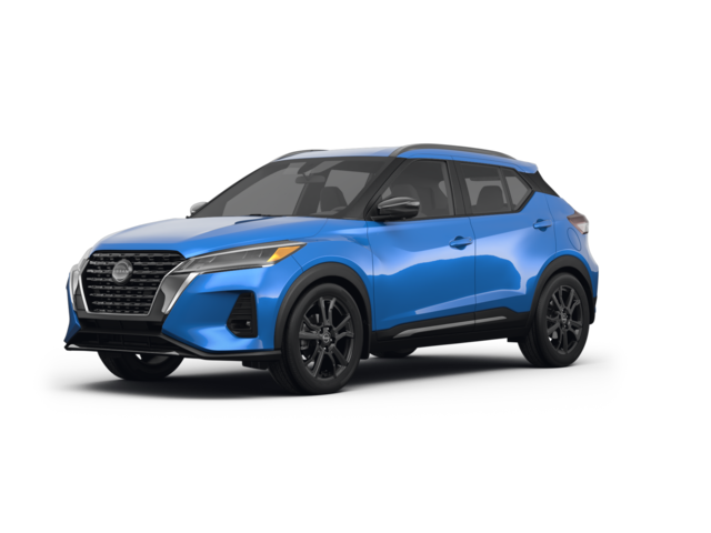 2022 Nissan Kicks SR, front three-quarter view, paint 1 of 8