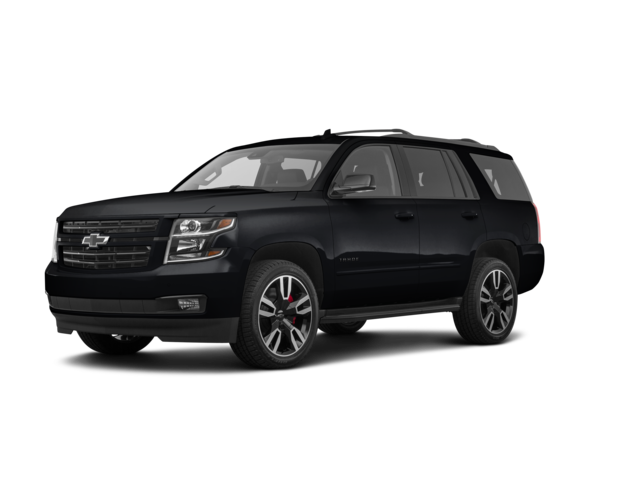 2019 Chevrolet Tahoe Premier, front three-quarter view, paint 1 of 8