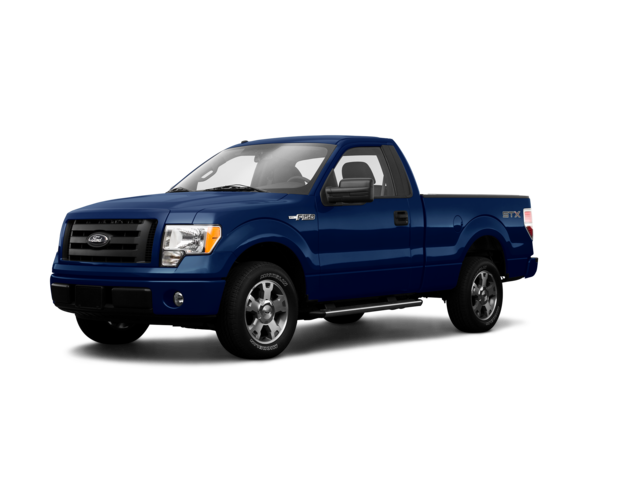 2009 Ford F-150 Lariat, front three-quarter view, paint 1 of 8