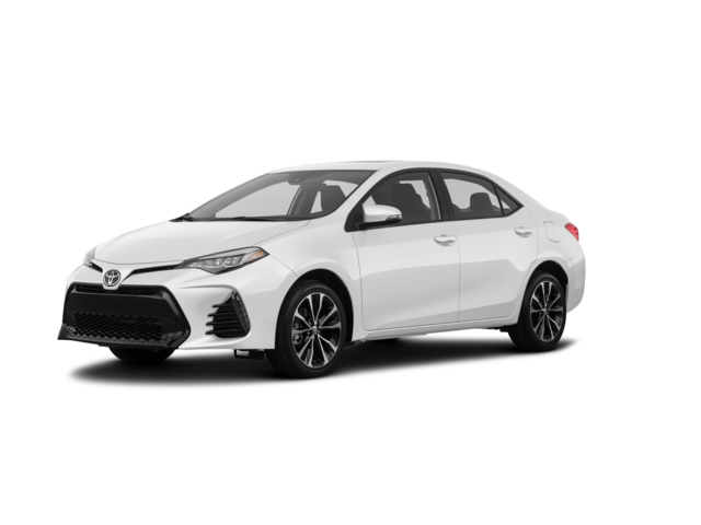 2019 Toyota Corolla XSE, front three-quarter view, paint 1 of 8