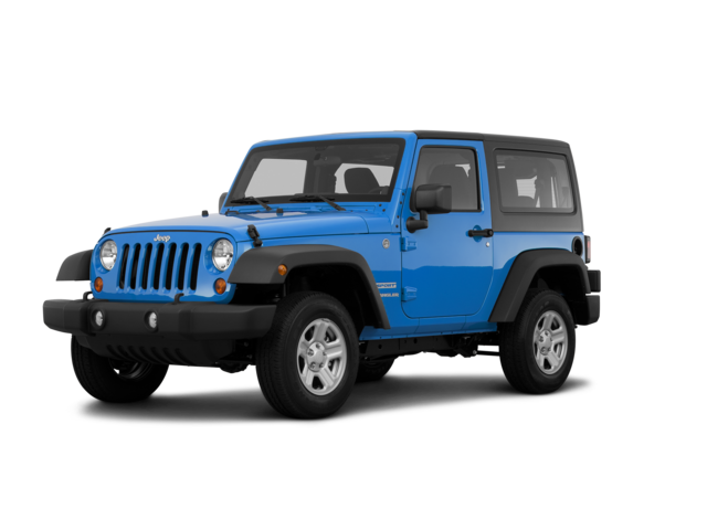 2011 Jeep Wrangler Sport, front three-quarter view, paint 1 of 8