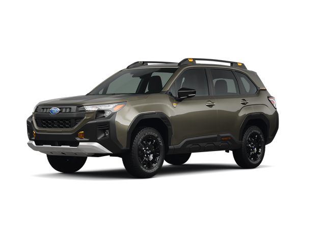 2026 Subaru Forester Wilderness, front three-quarter view, paint 1 of 6