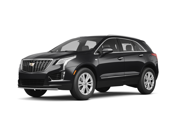 2026 Cadillac XT5 Premium Luxury, front three-quarter view, paint 1 of 6