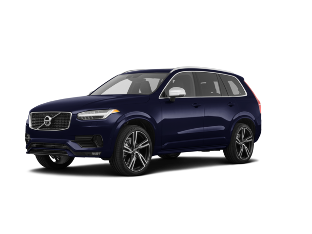 2019 Volvo XC90 T5 Momentum, front three-quarter view, paint 1 of 8