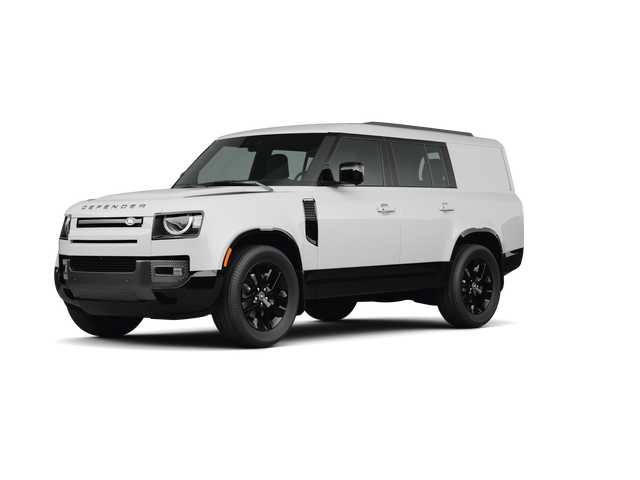 2024 Land Rover Defender 130 130 P400 Outbound, front three-quarter view, paint 1 of 8