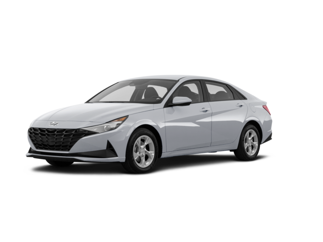 2022 Hyundai Elantra SE, front three-quarter view, paint 1 of 6