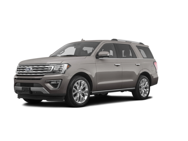 2018 Ford Expedition Limited, front three-quarter view, paint 1 of 8